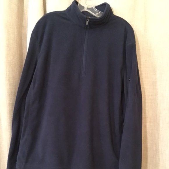 Great Northwest Fleece Jacket, 1/4 Zip, Dark Blue, Size Large, NWT - Picture 2 of 14